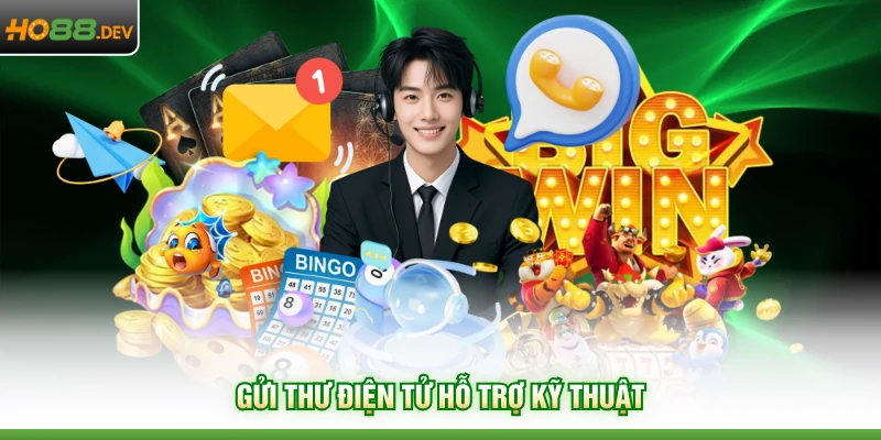 Liên Hệ 2 Gửi thư điện tử hỗ trợ kỹ thuật